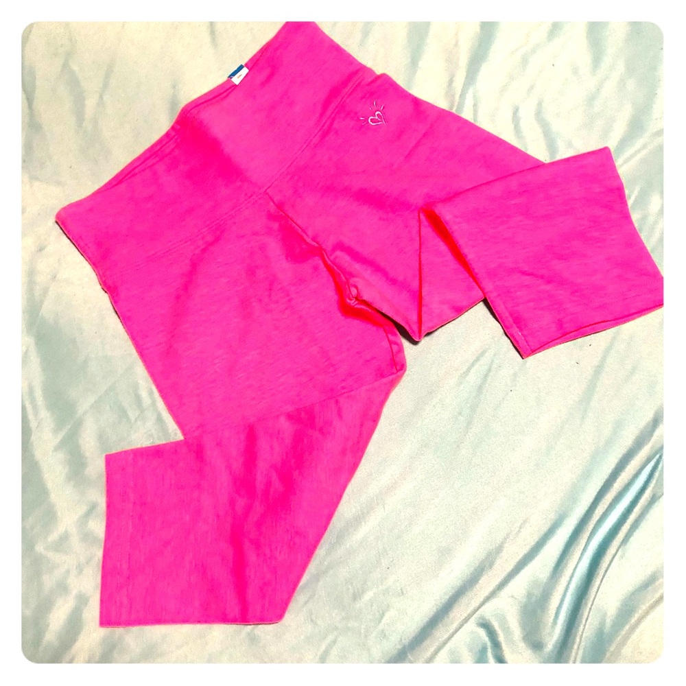 Justice hot pink capris